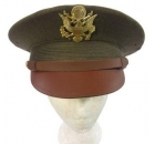 US Army Officers Service Cap - Olive